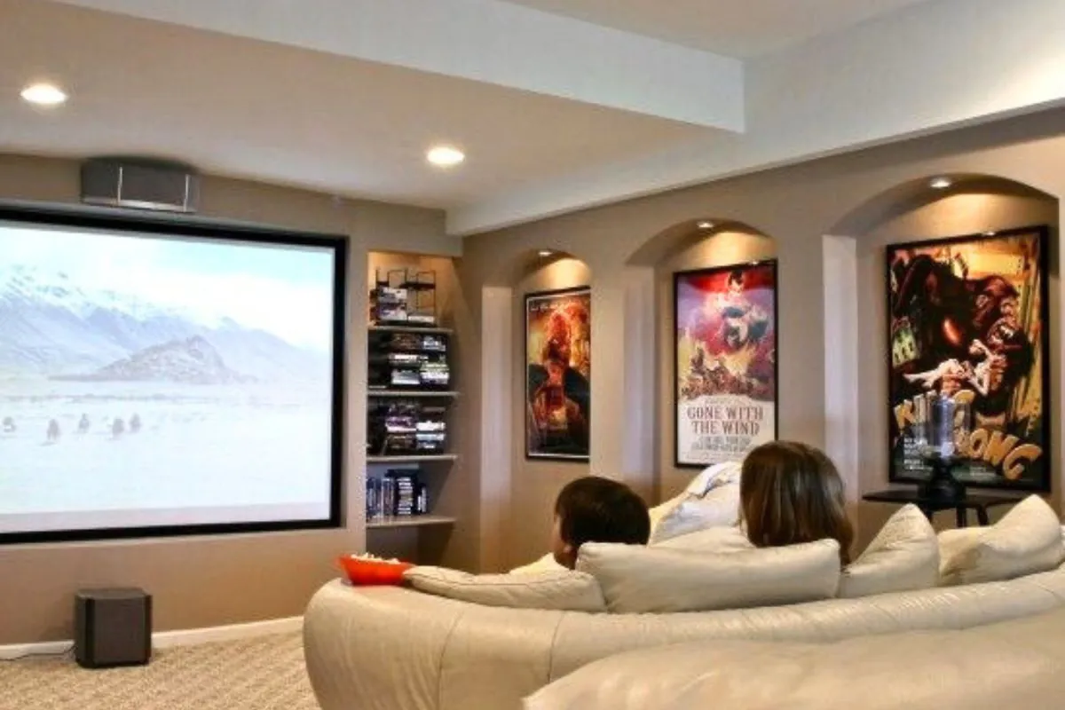 Professional Basement Home Theater Installation Service in Newton, MA