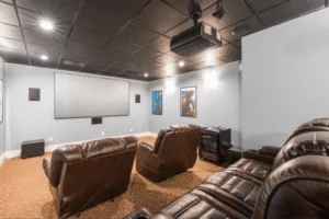 How to Build a Basement Movie Theater in Newton Design, Layout, and Setup Tips - Newton Basement Finishing
